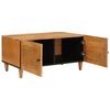vidaXL Mesa de centro com armazenamento Marrom Claro 80 x 50 x 40 cm