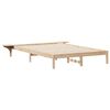 vidaXL Cama com Mesas Laterais Natural 140 x 220 cm