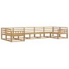 vidaXL Conjunto de Sof&aacute;s para Exterior 7 pcs Branco