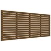 vidaXL Cabeceira de parede 166x3x91,5 cm pinho maci&ccedil;o castanho-mel