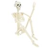 vidaXL Esqueleto de Halloween 2 unid. Branco 85 cm PVC