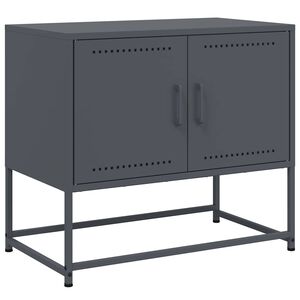 vidaXL M&oacute;vel de TV 68,5x39x60,5 cm a&ccedil;o antracite