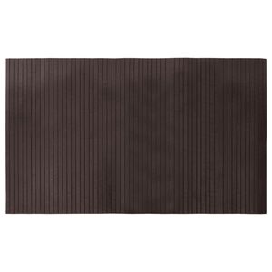 vidaXL Tapete retangular 60x100 cm bambu castanho-escuro