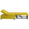 vidaXL Sof&aacute;-Cama Amarelo 194 x 67 x 82 cm Veludo
