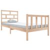 vidaXL Estrutura de cama 100x200 cm pinho maci&ccedil;o