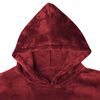 vidaXL Sweatshirt manta Vermelho Bordeaux m Flanela