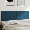 vidaXL Almofad&atilde;o de cabeceira Hanko 160 cm veludo azul