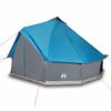 vidaXL Tenda familiar tipi para 12 pessoas impermeável azul