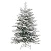 vidaXL &Aacute;rvore de Natal Articulada Artificial Branco 120 cm PE e PVC