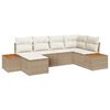 vidaXL Conjunto de Sof&aacute; de Jardim 7 unid. 6-N&uacute;mero de lugares