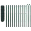 vidaXL Cerca 25x1,7 m a&ccedil;o verde