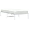 vidaXL Estrutura de cama metal 90x190 cm branco