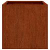 vidaXL Vaso/floreira 62x40x39 cm a&ccedil;o corten
