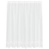 vidaXL Cortina de Renda Branco 140 x 200 cm Poli&eacute;ster