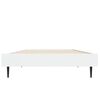 vidaXL Estrutura de cama 75x190 cm derivados de madeira branco