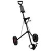 vidaXL Carrinho de Golfe Manual Preto 66 x 65 x 112 cm Ferro