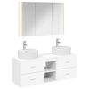 vidaXL Conjunto de M&oacute;veis para Banheiro 4 unid. Branco