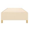 vidaXL Estrutura de cama com molas 80x200 cm creme