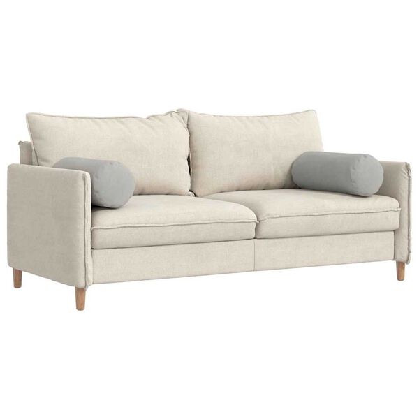 vidaXL Almofadas de Apoio 2 pcs Cinzento-claro &Oslash; 25 x 70 cm