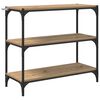 vidaXL Gabinete de Livros 3 n&iacute;veis 80 x 33 x 70,5 cm