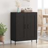 vidaXL Buffet Carvalho Preto 69,5 x 34 x 90 cm