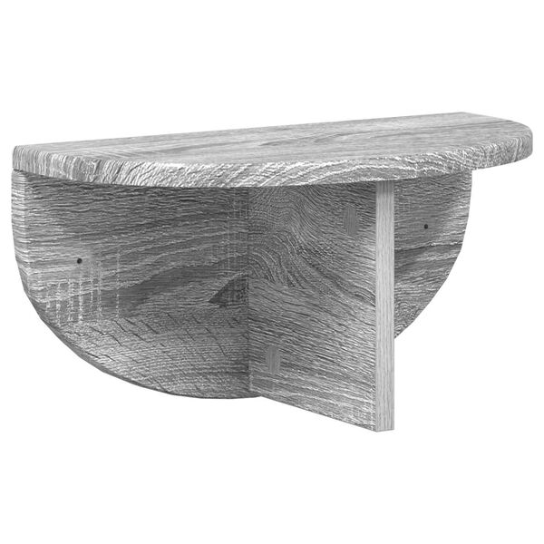 vidaXL Prateleira de Parede Cinza Sonoma 38 x 19 x 19 cm