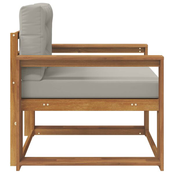 vidaXL Sof&aacute; M&eacute;dio Externo Madeira S&oacute;lida de Ac&aacute;cia Natural