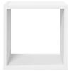 vidaXL Prateleiras de parede em forma de cubo 2 pcs 26x15x26 cm branco
