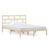 vidaXL Estrutura de cama 140x200 cm pinho maci&ccedil;o