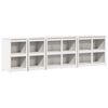 vidaXL Arm&aacute;rio de cozinha para exterior MEPPEL 4 unid. Branco