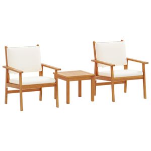vidaXL Conjunto de Sof&aacute; de Jardim 3 unid. 2-N&uacute;mero de lugares