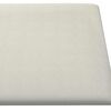 vidaXL Cabeceira de Parede 12 pcs Creme 60 x 30 cm Veludo
