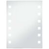 vidaXL Espelho de parede LED para casa de banho 60x80 cm