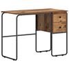 vidaXL Mesa com Armazenamento Madeira de carvalho 100 x 50 x 75 cm