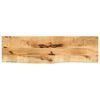 vidaXL Tampo de mesa borda viva 100x40x2,5 cm mangueira &aacute;spera maci&ccedil;a