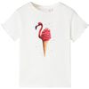 T-shirt infantil cor cru 128