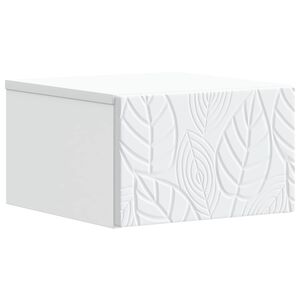 vidaXL Mesa Lateral de Parede Branco 34,5 x 33 x 20 cm