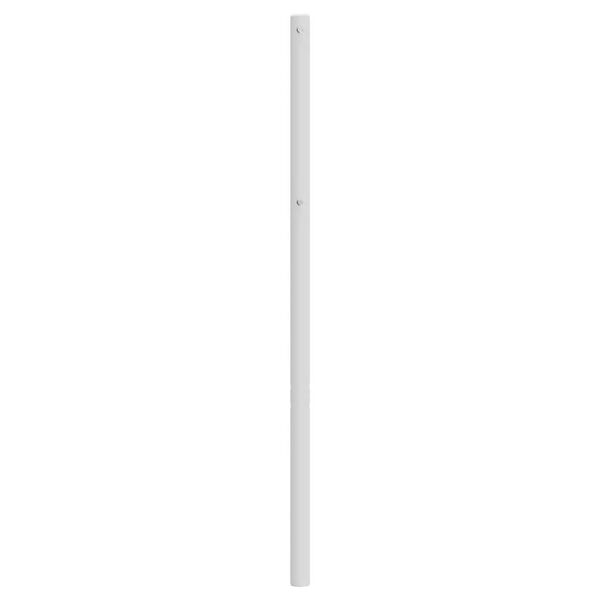 vidaXL Cabeceira de substitui&ccedil;&atilde;o 107 cm metal branco