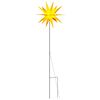 vidaXL Luz de Natal com estaca LED dobr&aacute;vel 57 cm amarelo