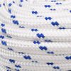 vidaXL Corda de barco 20 mm 25 m polipropileno branco