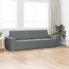 vidaXL Sof&aacute;-Cama Cinza Escuro 245 x 78 x 77 cm tecido