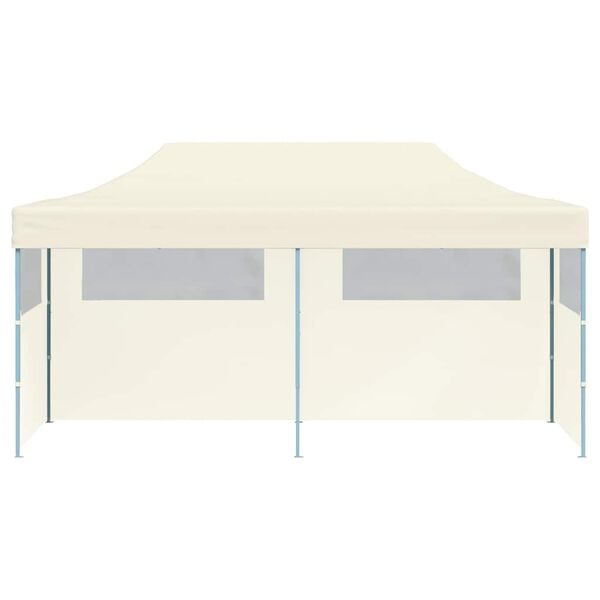 vidaXL Tenda para festas pop-up dobr&aacute;vel 3 x 6 m creme
