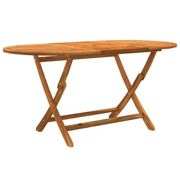 vidaXL 9 pcs conjunto de jantar para jardim ac&aacute;cia maci&ccedil;a e textilene