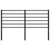 vidaXL Cabeceira de substitui&ccedil;&atilde;o 150 cm metal preto