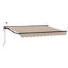 vidaXL Toldo Retr&aacute;til El&eacute;trico Bege e Antracite 3,5 x 2 m