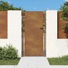 vidaXL Port&atilde;o de jardim 100x200 cm A&ccedil;o Corten