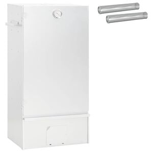 vidaXL Forno Fumador 3 unid. 44,5 x 29 x 83 cm A&ccedil;o galvanizado