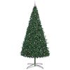 vidaXL &Aacute;rvore de Natal com luzes decorativas de corda Verde 400 cm PVC