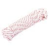 vidaXL Cabo de arranque &Oslash;4 mm 10 m nylon branco e vermelho