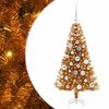 vidaXL &Aacute;rvore de Natal Ouro 120 cm PET
